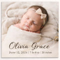 Baby Birth Announcement Magnet